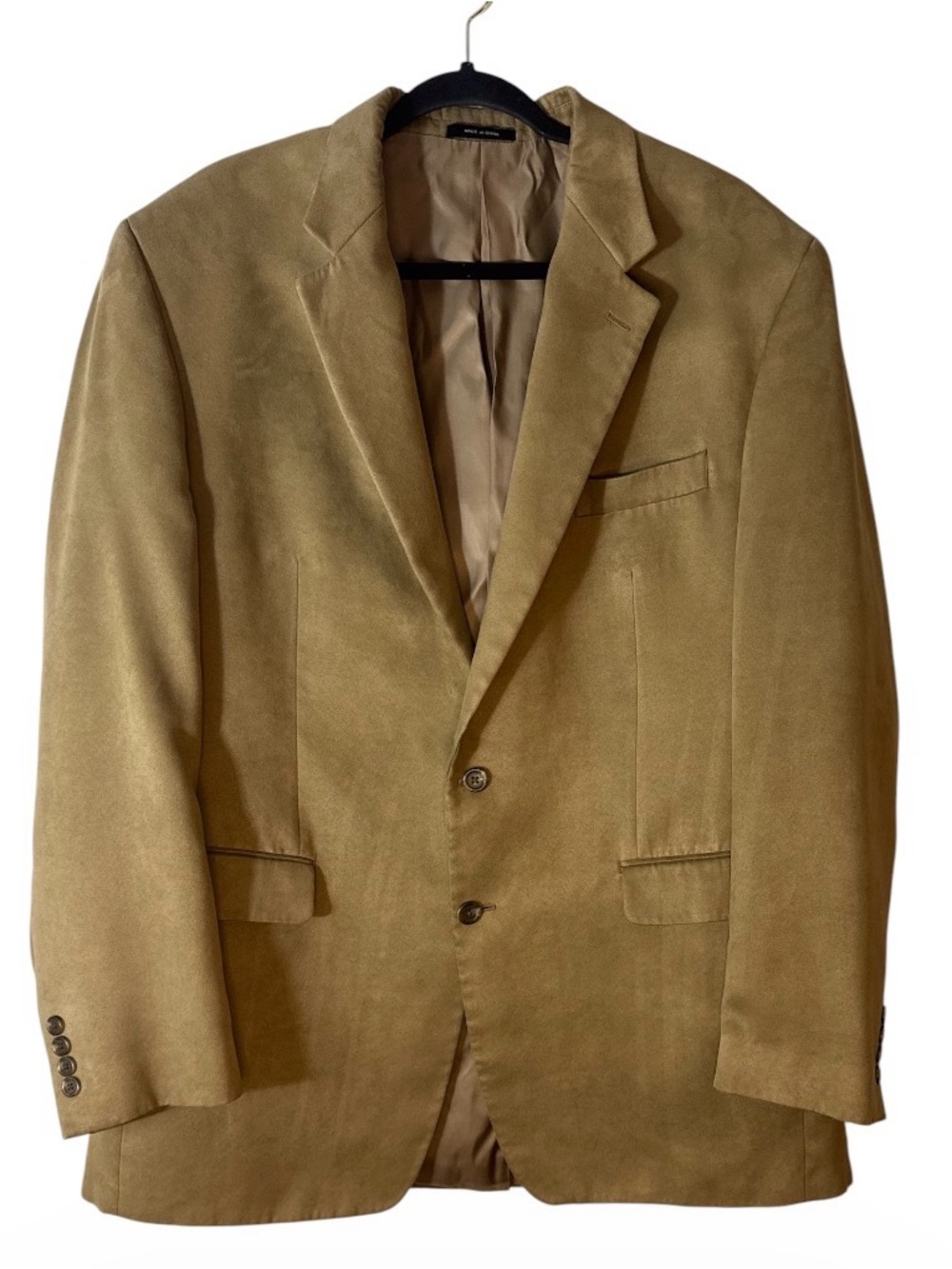 Ralph Lauren Men's Tan Suede Sport Coat 46L